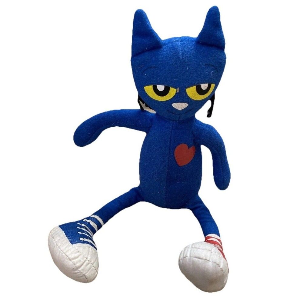 Kohl's Cares Pete the Cat in Sneakers 13" Stuffed Plush Toy 2023 Heart On Chest